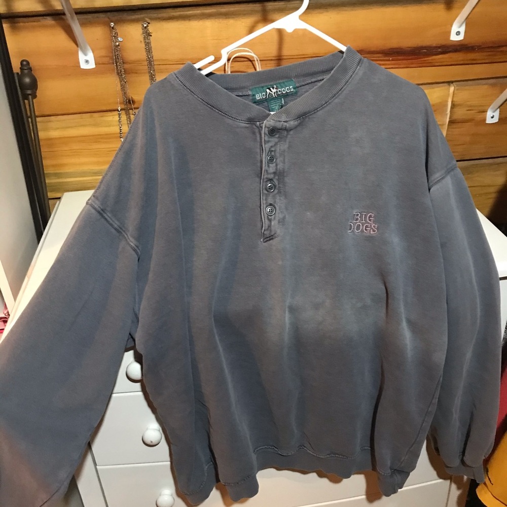 Big Dogs button up sweatshirt